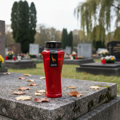 daiktų Kapo šviestuvas Plastikinis sukamas Raudonas Ø11cm H25cm