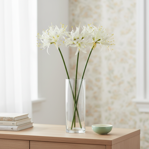 daiktų Nerine Guernsey lelijos dirbtinė gėlė balta geltona Ø15cm L65cm