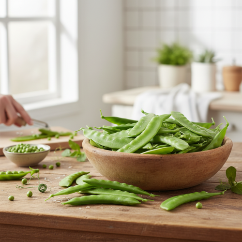 daiktų Žalieji žirneliai Dirbtinės maistinės daržovės 11,5cm 24 vnt