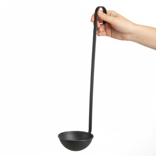 daiktų Sodinimui skirtas dubuo, dekoratyvinė mentelė, antracito spalvos, Ø12,5 cm, 3 vnt.