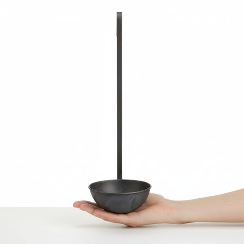 daiktų Dekoratyvinis kastuvėlio formos vazonas, antracito spalvos, pakabinamas, Ø16,5 cm, 2 vnt.