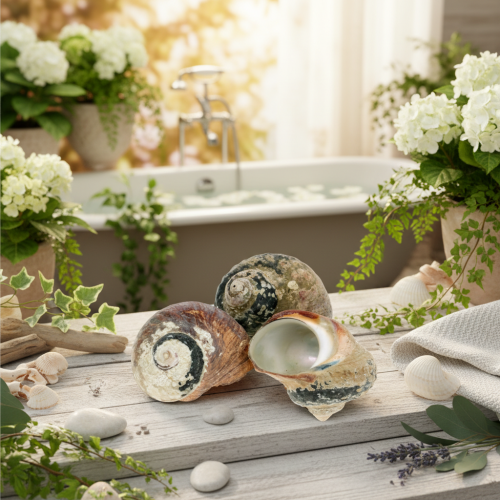 Turban Shell Alikreukel Natural 500g | Floristik24.lt