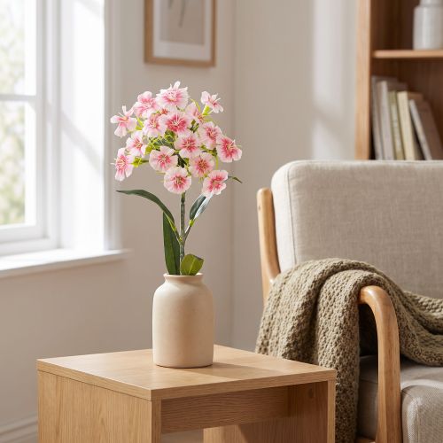 Barzdotas gvazdikas dirbtinis gvazdikas Peach Pink 52cm | Floristik24.lt