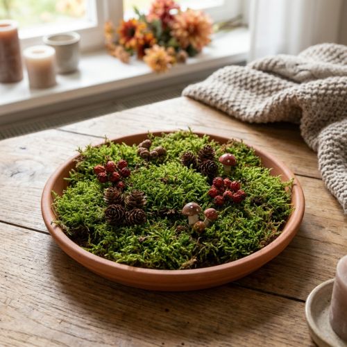 Keraminis padėkliukas, lėkštė terakotinis molis Ø14,5cm | Floristik24.lt