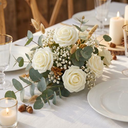 daiktų Foam Rose Ø4,5cm Kremas 36 vnt