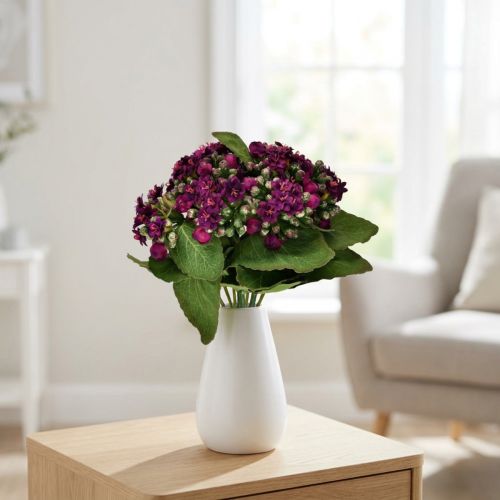 Liepsnojanti Käthchen Kalanchoe dirbtinė violetinė 24cm | Floristik24.lt