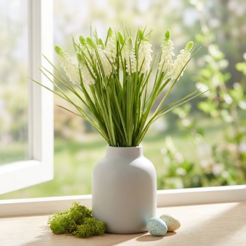 daiktų Vynuogių hiacintai kekėje balti 30cm 15 vnt