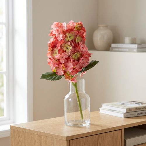 daiktų Dirbtinė hortenzija, elegantiška ir patraukli kambario dekoracija, 62 cm