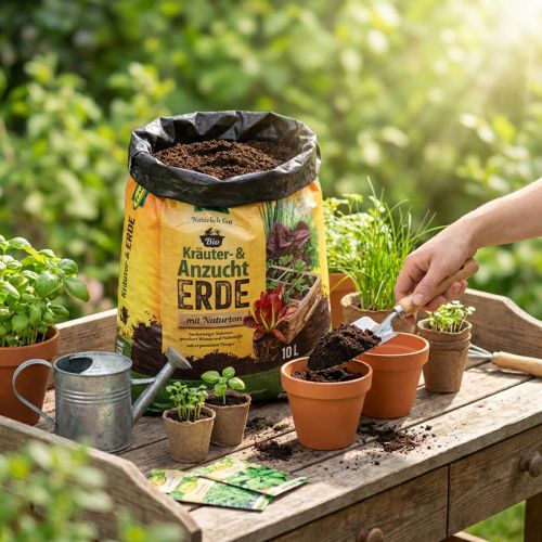 „Frux“ ekologiškas žolelių dirvožemis daigams, 10 l | Floristik24.lt