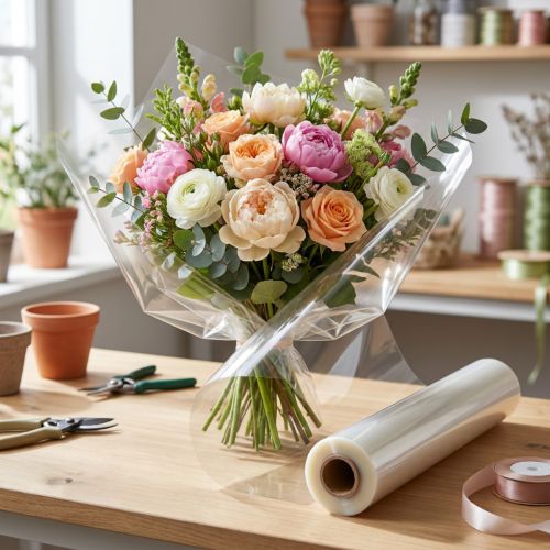 Gėlių dekoravimo folija Gėlių folija 75cm x 200m | Floristik24.lt