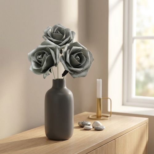 daiktų Foam Rose Grey Ø15cm 4 vnt
