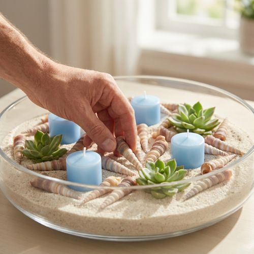 daiktų Sraigių kiautai dekoratyvinės jūrinės sraigės Turritella 4,5-5,5cm 300g