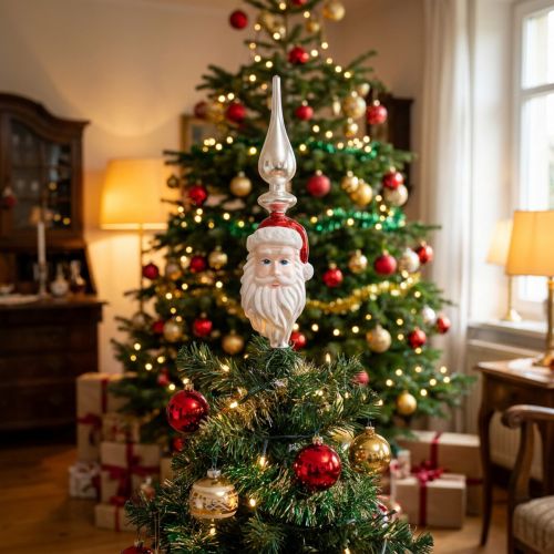 Stiklas eglutei Kalėdų Senelis Kalėdų eglutės 34cm | Floristik24.lt