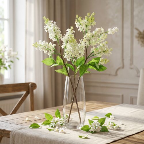 Alyvinė šakelė balta 84cm | Floristik24.lt