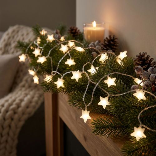 daiktų Micro Cluster LED pasakų lemputės žvaigždės 120 LED 300cm