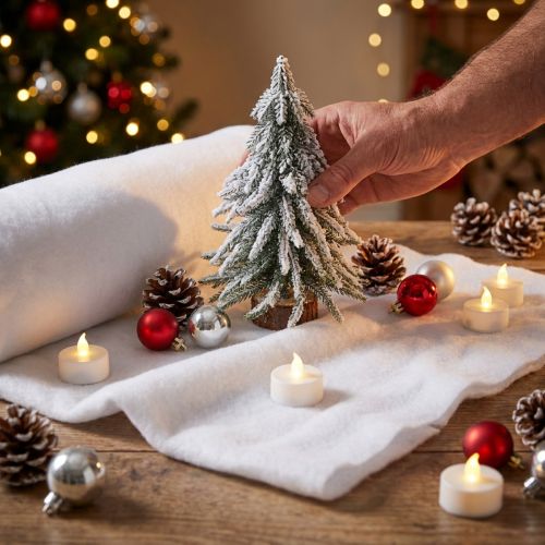 Sniego danga 80cm x 120cm | Floristik24.lt