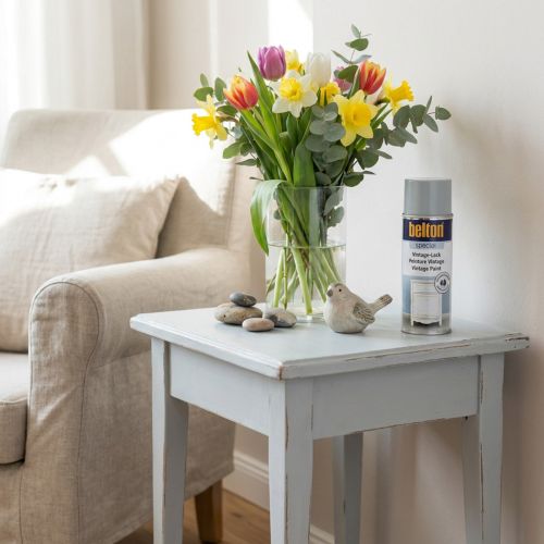 Dažų purškiklis, šviesiai pilka, vintažinio stiliaus, shabby chic, 400 ml | Floristik24.lt