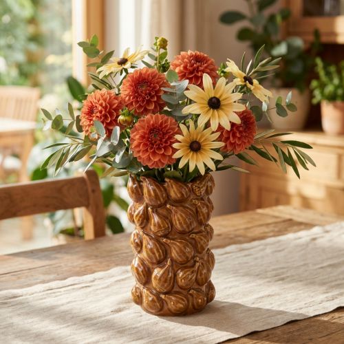 Gėlių vaza keraminė vaza Viduržemio jūros Ø14cm H22,5cm | Floristik24.lt