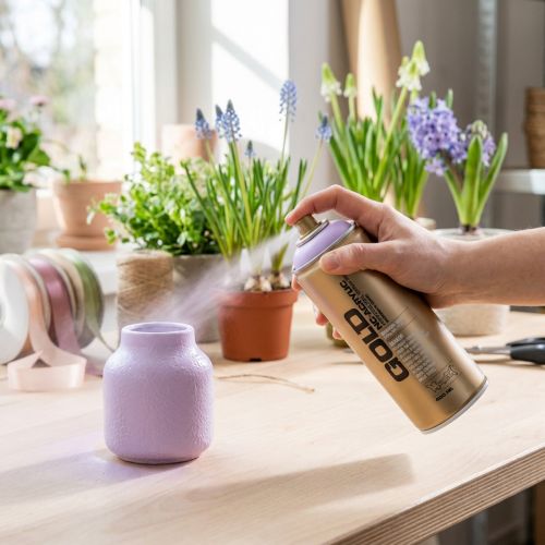 Purškiami dažai Spray Montana Gold šviesiai violetiniai matiniai 400ml | Floristik24.lt