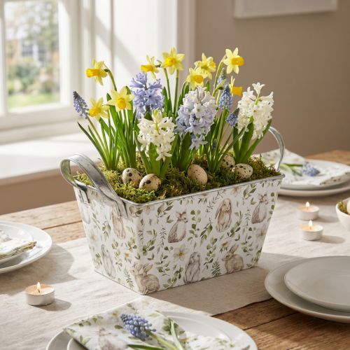 Jardiniere sodintuvas metalinis 20×12,5×10cm | Floristik24.lt