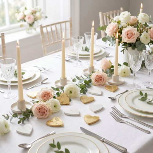 Medinė širdelė maišelyje 2cm - 4cm 24 vnt | Floristik24.lt