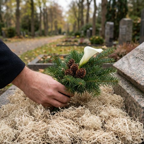 Dekoratyvinė samanomis džiovinta miško samanų balinta natūrali puošmena 300g | Floristik24.lt
