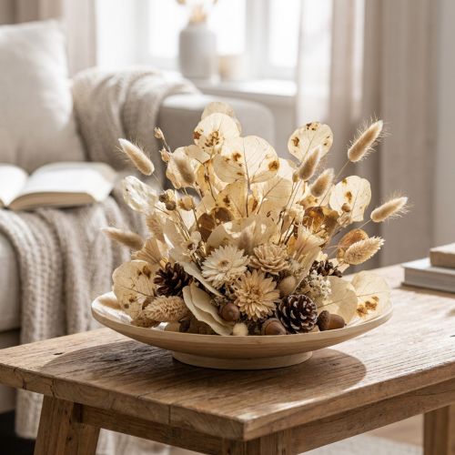 Džiovintų lapų dekoravimas Moneta sausas floristinis kremas 100g | Floristik24.lt