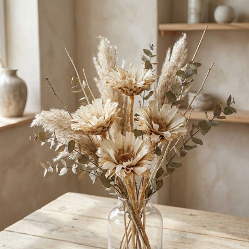 Repens rozetė balinta 8-9cm 20 vnt | Floristik24.lt