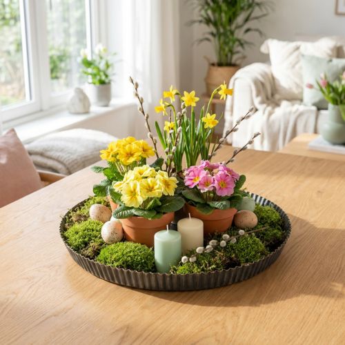 Dekoratyvinė plokštė cinko plokštė metalinė plokštė antracitinis auksas Ø28cm | Floristik24.lt