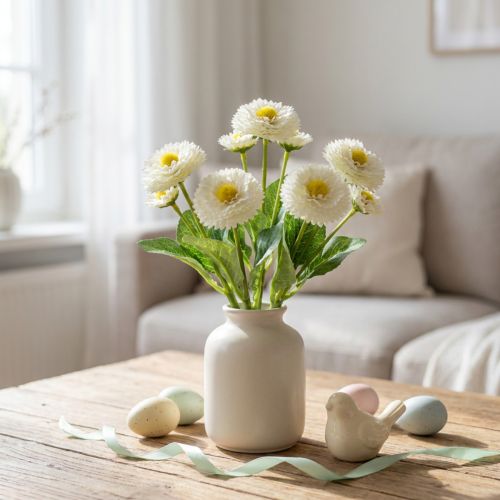Bellisbund baltas 22cm 4vnt | Floristik24.lt