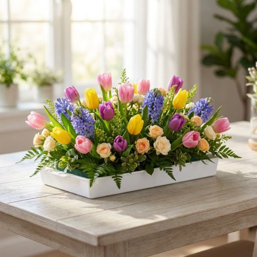 OASIS® baltas sumuštinių padėklas florizmui ir dekoravimui, 23x11x2,5 cm, 25 dalių rinkinys | Floristik24.lt