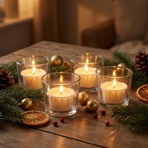 daiktų Arbatinė žvakutė popieriniame įmautėlyje šventinėms progoms ir nuotaikoms Light One 4 cm 50 vnt.