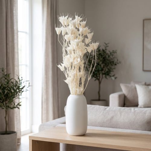 Džiovintos juodgrūdžių puokštės, elegantiška natūrali puošmena išskirtiniam interjerui, 70 cm, 50 g | Floristik24.lt