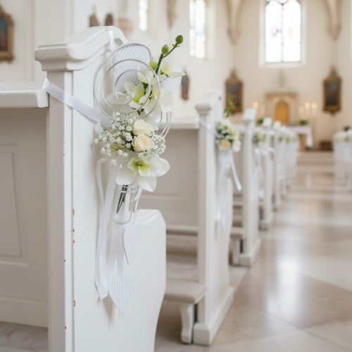 daiktų Suoliuko pakaba su vamzdeliu ir širdele, 18 cm, 6 dalys