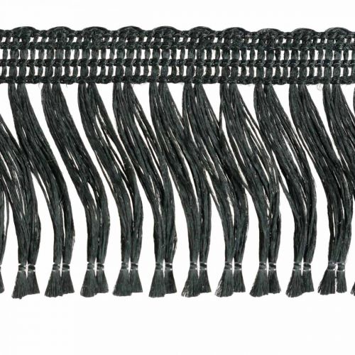 daiktų Fringe Ribbon, Cordonet Trim, Leonean Fringes Black W4cm L25m