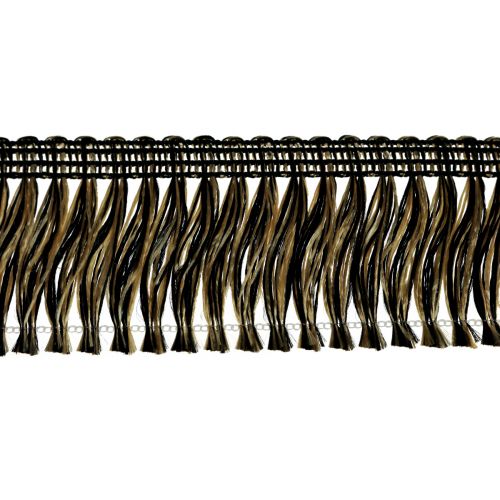 Kraštas apvadas kutais plaukų kutais juodas auksas 4cm L25m