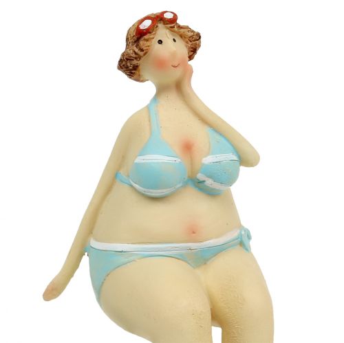 Floristik24 Moteriškos taburetės su bikinio krašto vasarine puošmena 15cm 2vnt