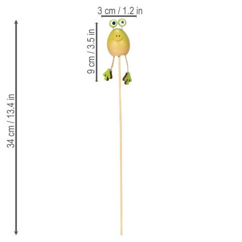 daiktų Varlių sodo kuolai augalų vazonams dekoruoti pavasarį arba vasarą, 34 cm, 6 vnt.