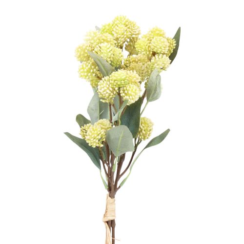 Floristik24 Riebalai vištiena Green Sedum Stonecrop Dirbtinės gėlės 41cm 3vnt