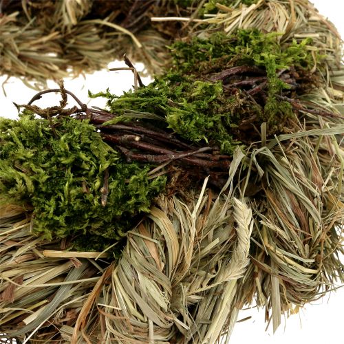 Floristik24 Pavasarinis vainikas Ø30cm natūralus 1vnt