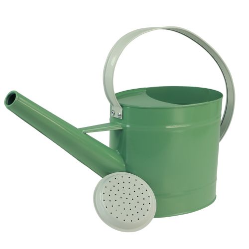 daiktų Dekoratyvinė laistytuvas šviesiai žalios spalvos metalinis vazonas 52,5×15×30cm