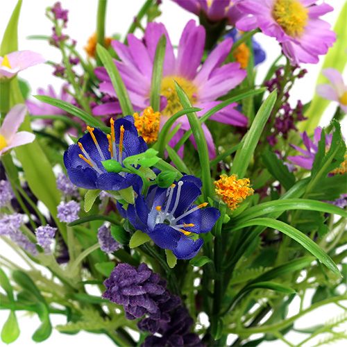 Floristik24 Daisy puokštė rožinė su levandomis 24cm