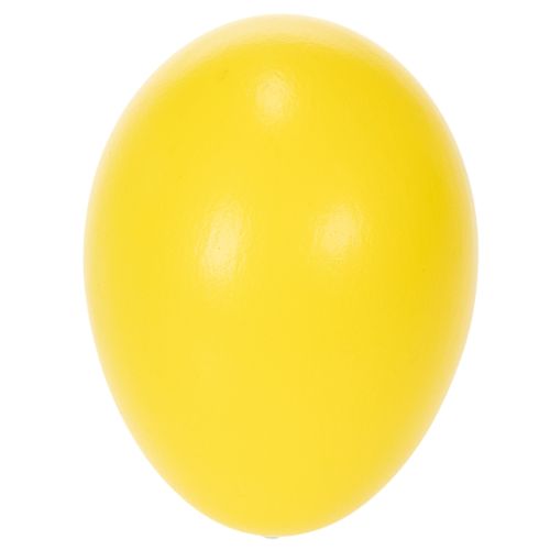 daiktų Velykinių kiaušinių dekoracija, tikri žąsų kiaušiniai pavasariškam kambario dekorui, 7 cm, 10 vnt.