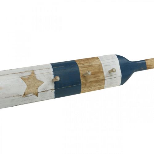 Floristik24 Spinta Sienų Dekoracija Irklas Maritime Deco Wood Tamsiai Mėlyna 1m