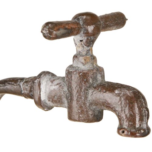 daiktų Sodo dekoravimo metalinė vazonėlis su čiaupu Ø16,5cm H42cm
