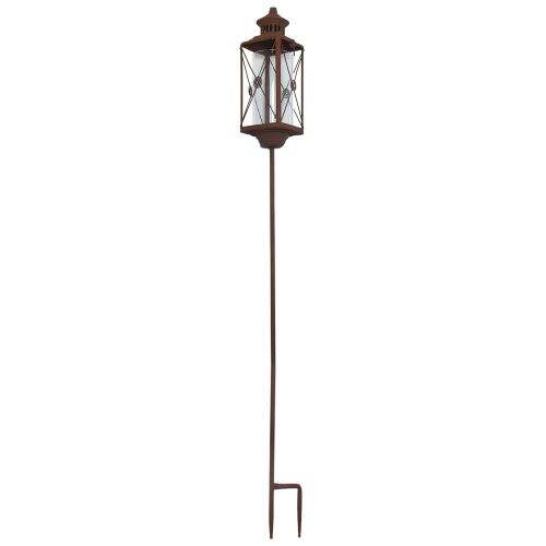 daiktų Sodo žibintas metalinis dekoratyvinis rūdžių išvaizda 12cmx12cmx135cm