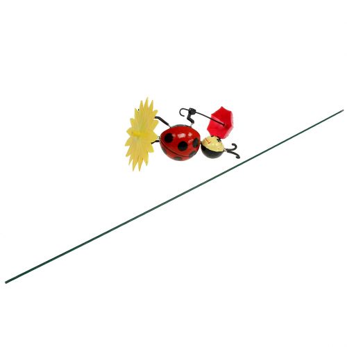 Floristik24 Sodo kištukinė boružėlė su skėčiu ant koto 74cm