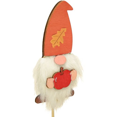 daiktų Sodo kuoliukai Gnome rudens puošmena Mediena Asorti 39cm 8 vnt