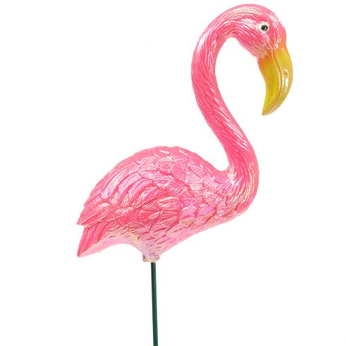 Floristik24 Sodo kištukas flamingo rožinis 15cm