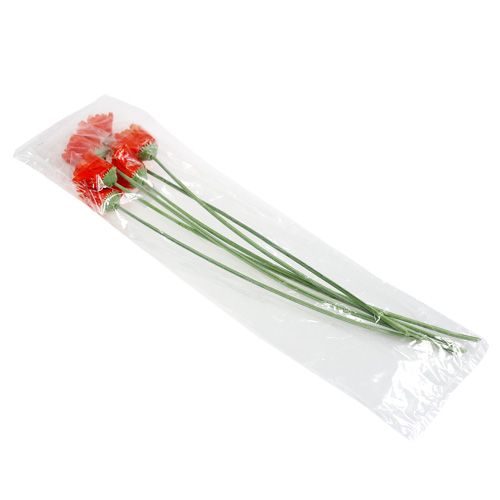 Floristik24 Gerbera Orange Ø10cm L55cm 6vnt